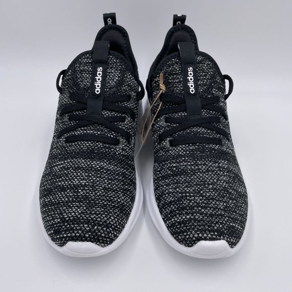 Adidas Cloudfoam Pure Black / White Womens Shoes - Picture 3 of 8